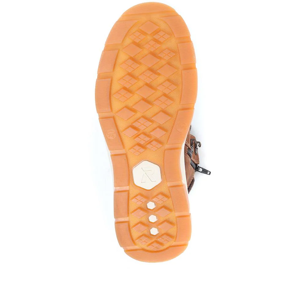 Rieker Ankle Boots - RKR36530 / 322 992 - Tan - Image 5