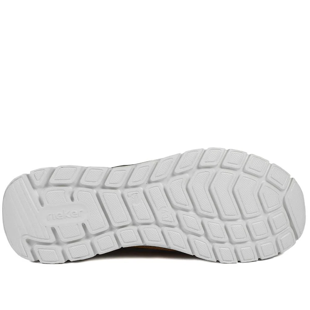 Rieker Breathable Bungee Lace Trainers - RKR43570 / 328 775 - Yellow - Image 6