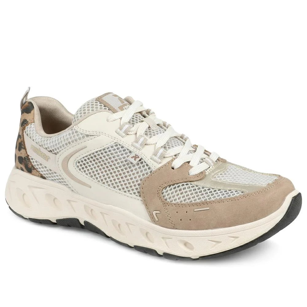 Rieker Breathable Lace Up Trainers - RKR43527 / 328 779
