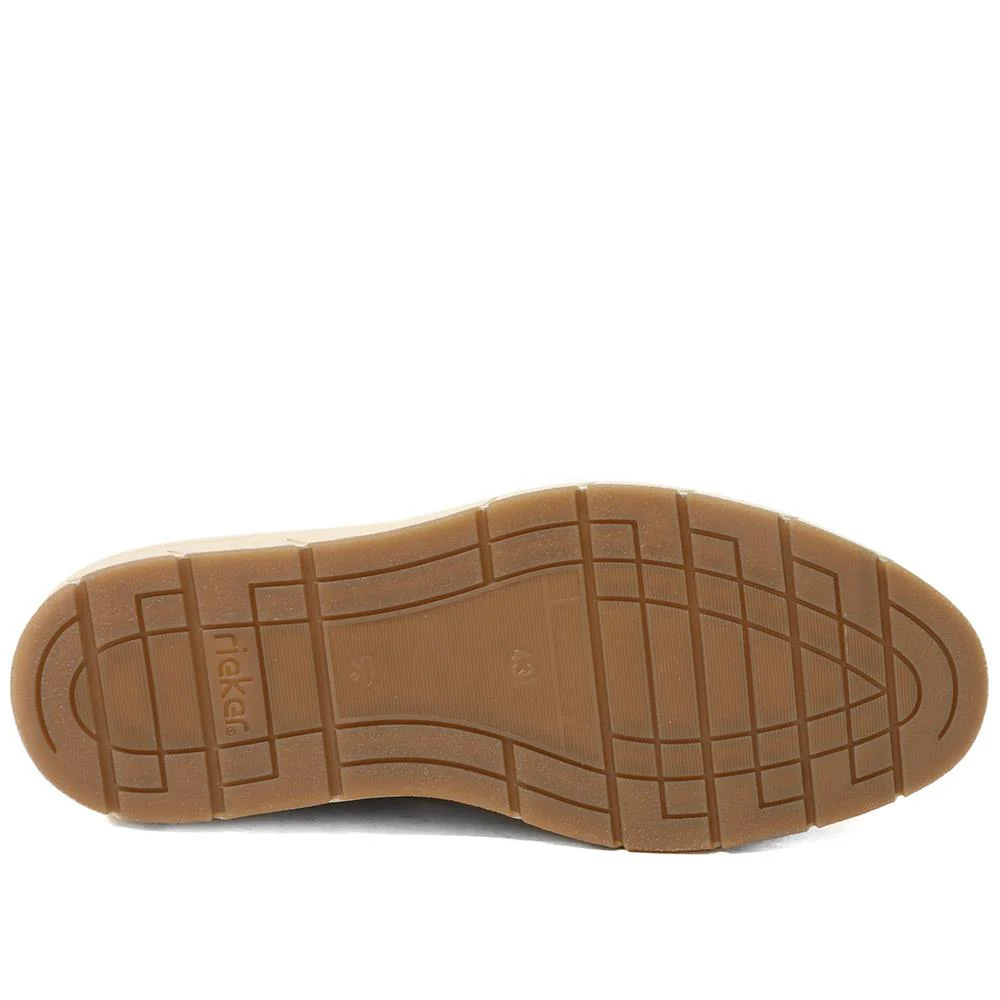 Rieker Casual Lace Up Shoes - RKR43504 / 328 964 - Taupe - Image 5