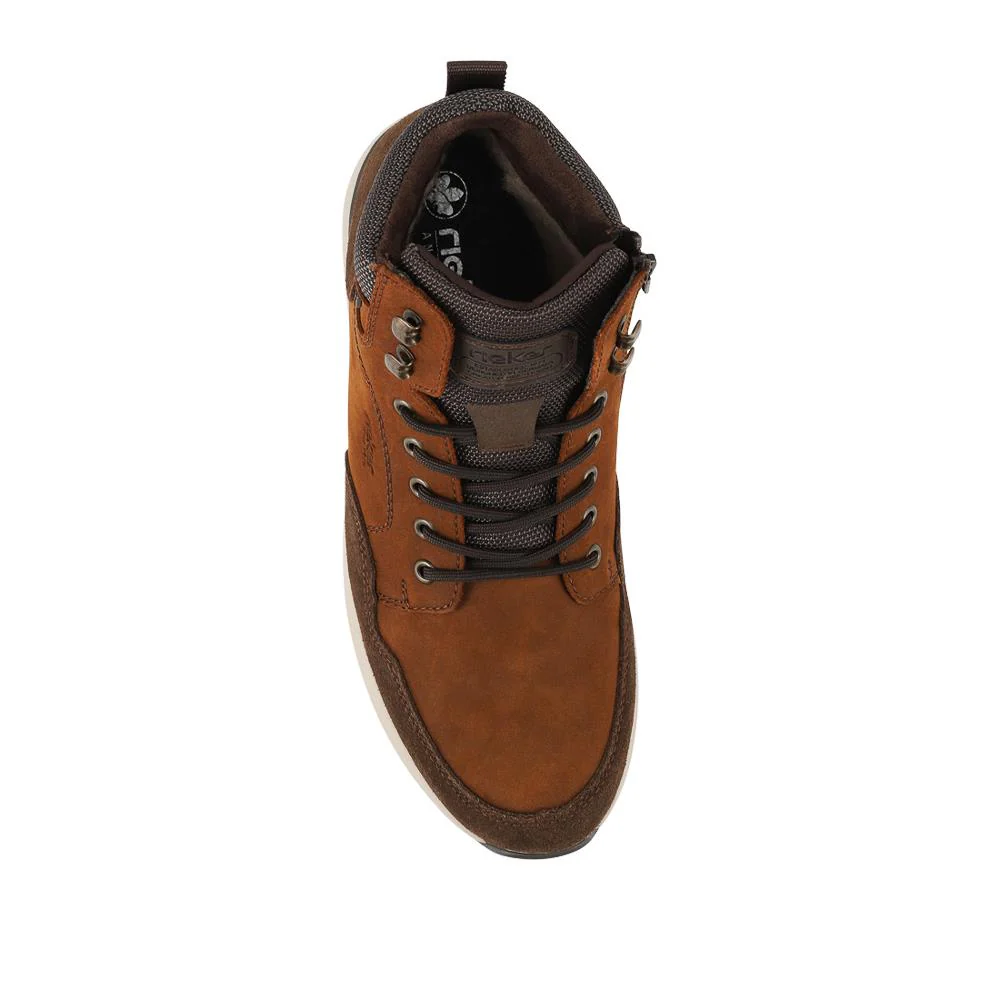 Rieker Extra Wide Cushioned Walking Boots - RKR42538 / 328 103 - Brown - Image 4