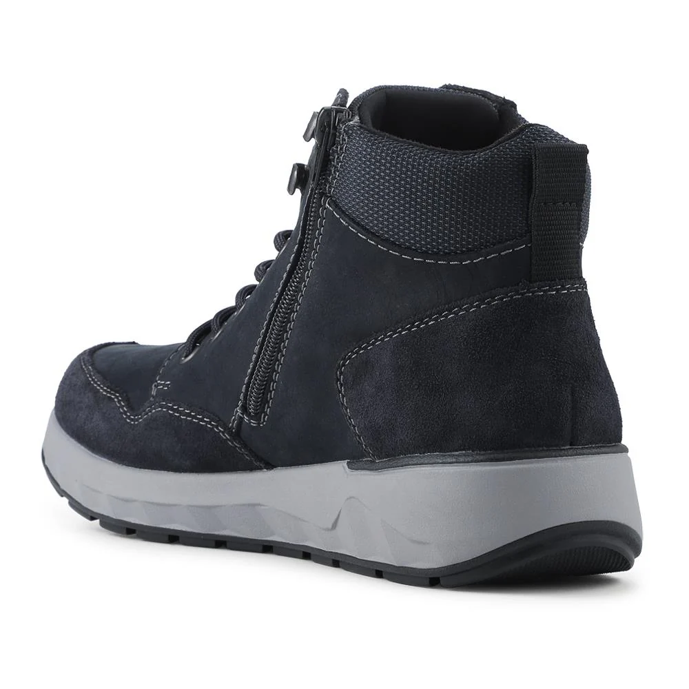 Rieker Extra Wide Cushioned Walking Boots - RKR42538 / 328 103 - Navy - Image 3