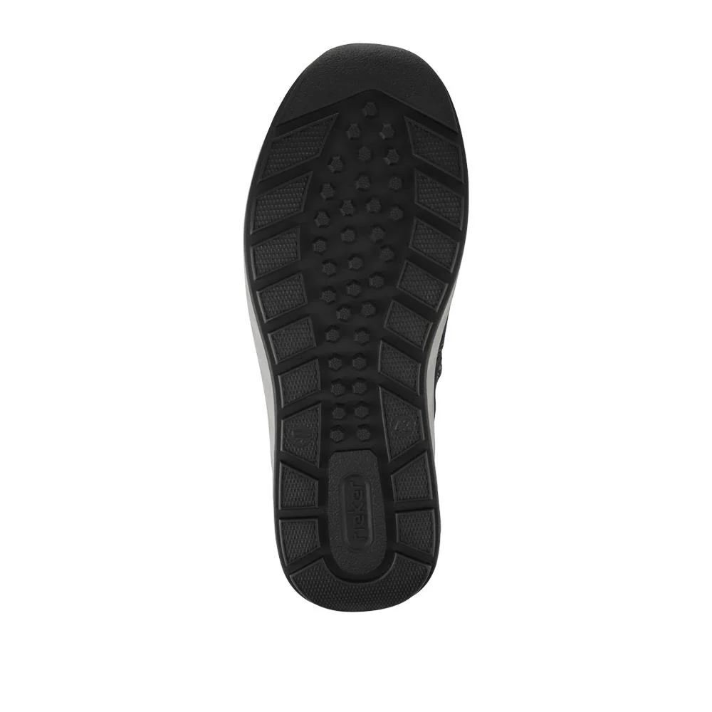 Rieker Extra Wide Cushioned Walking Boots - RKR42538 / 328 103 - Navy - Image 5