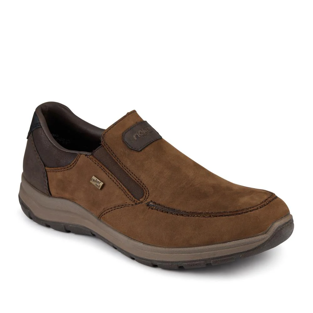 Rieker Extra-Wide Leather Slip-On Shoes - RKR42515 / 327 829