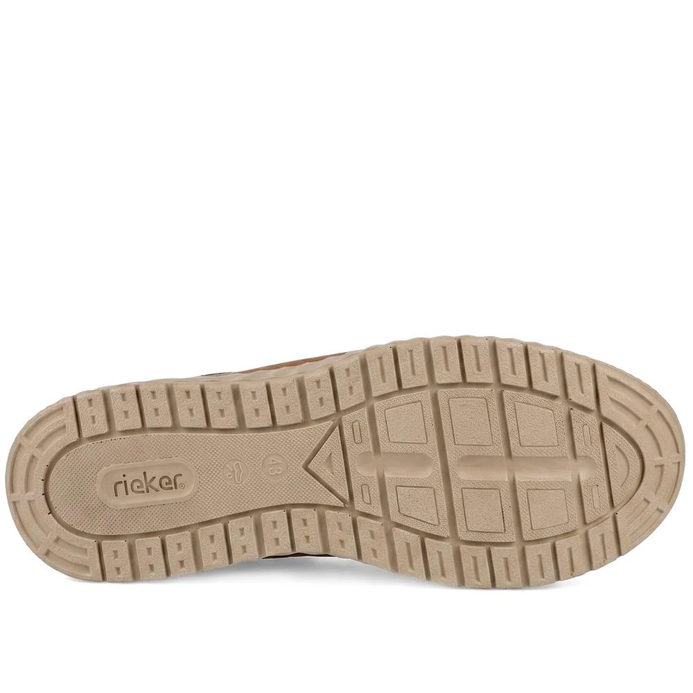 Rieker Hybrid Sole Lace Up Boots - RKR43048 / 330 224 - Tan - Image 5