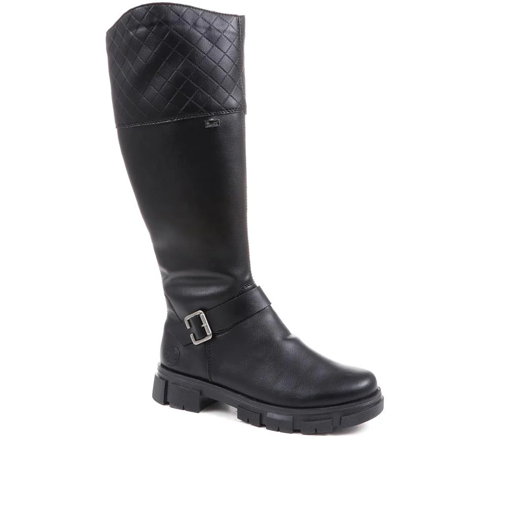 Rieker Knee-High Boots - RKR36557 / 323 014 - Black