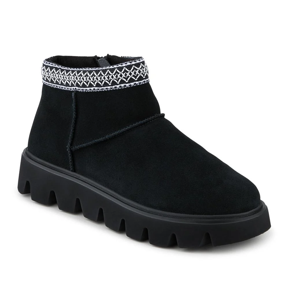Rieker Leather Cushioned Shoes - RKR42557 / 328 201 - Black