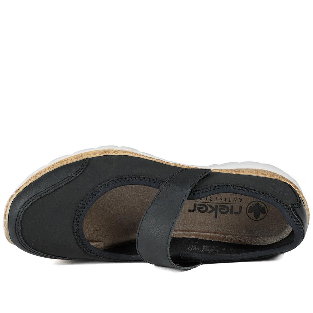 Rieker Nikita Mary Janes - RKR43520 / 328 763 - Navy - Image 5