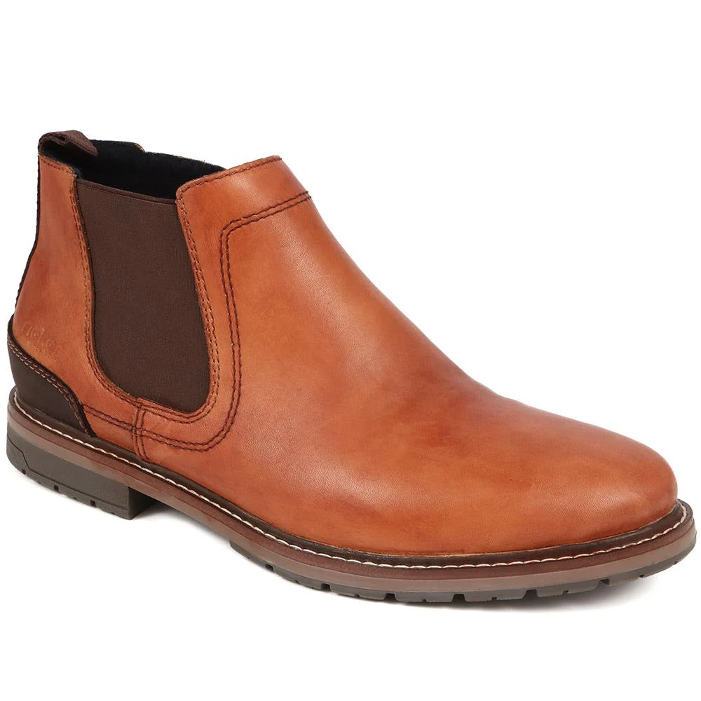 Rieker Pull-On Chelsea Boots - RKR38513 / 324 356 - Tan
