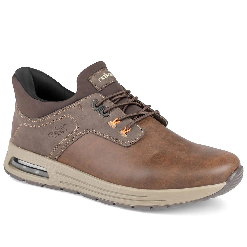 Rieker Slip On Bungee Lace Shoes - RKR43057 / 330 230 - Brown