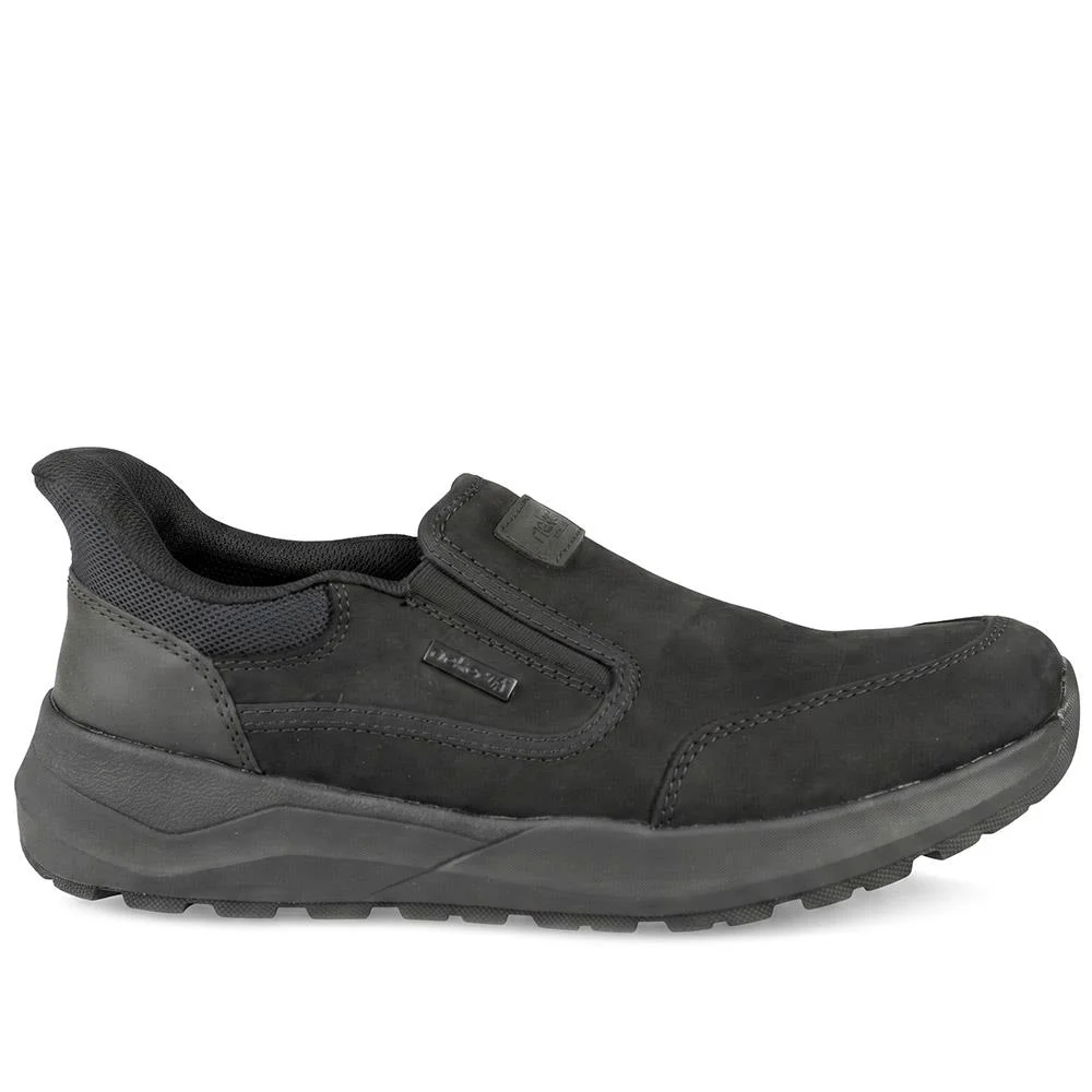 Rieker Slip On Grippy Shoes - RKR43051 / 330 221 - Black - Image 2