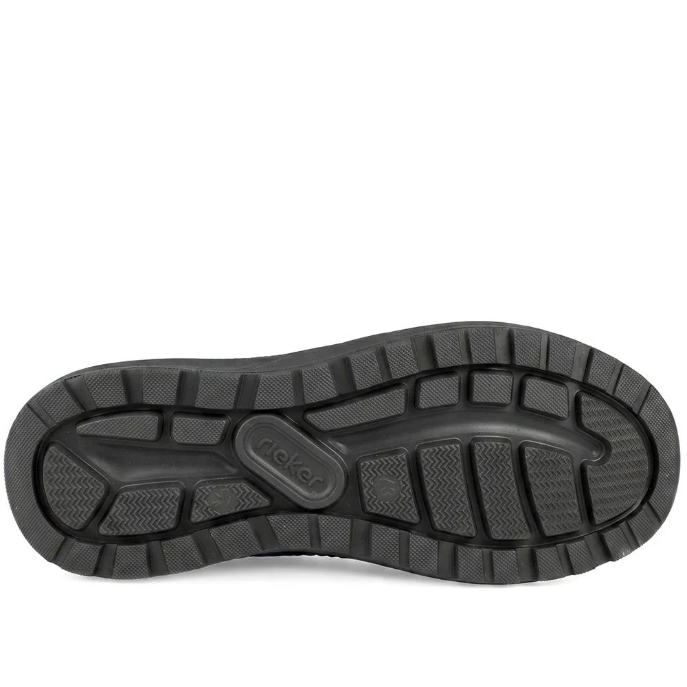 Rieker Slip On Grippy Shoes - RKR43051 / 330 221 - Black - Image 5