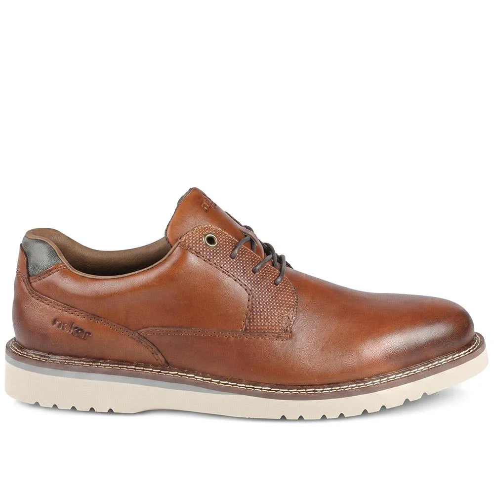 Rieker Smart Casual Lace Up Shoes - RKR43036 / 330 227 - Brown - Image 2
