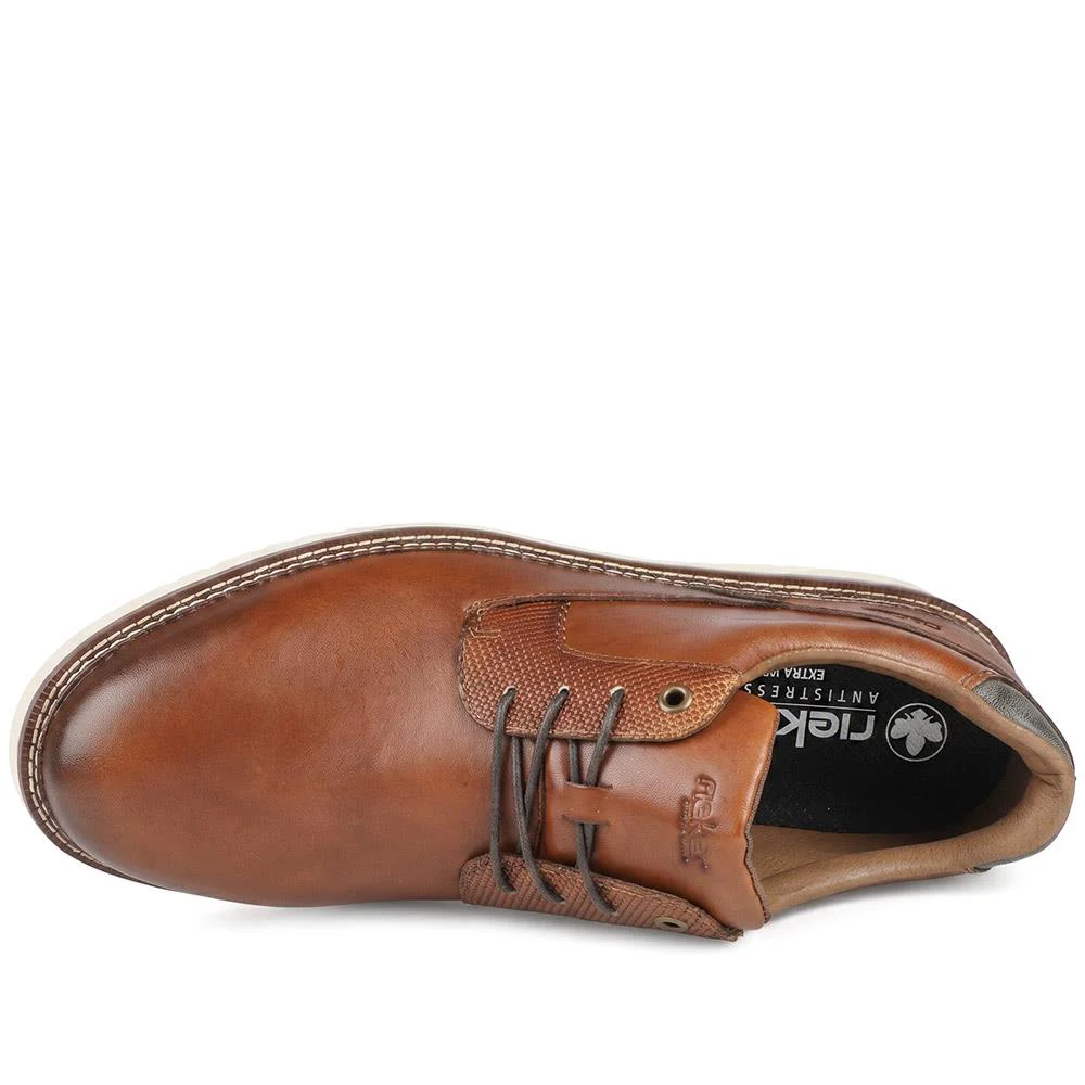 Rieker Smart Casual Lace Up Shoes - RKR43036 / 330 227 - Brown - Image 4