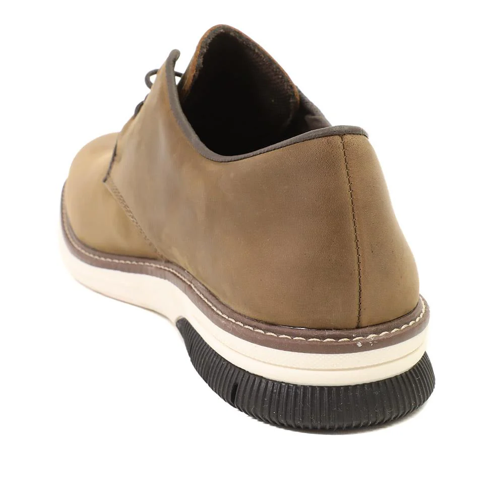 Rieker Smart Casual Lace Up Shoes - RKR43506 / 328 965 - Taupe - Image 3