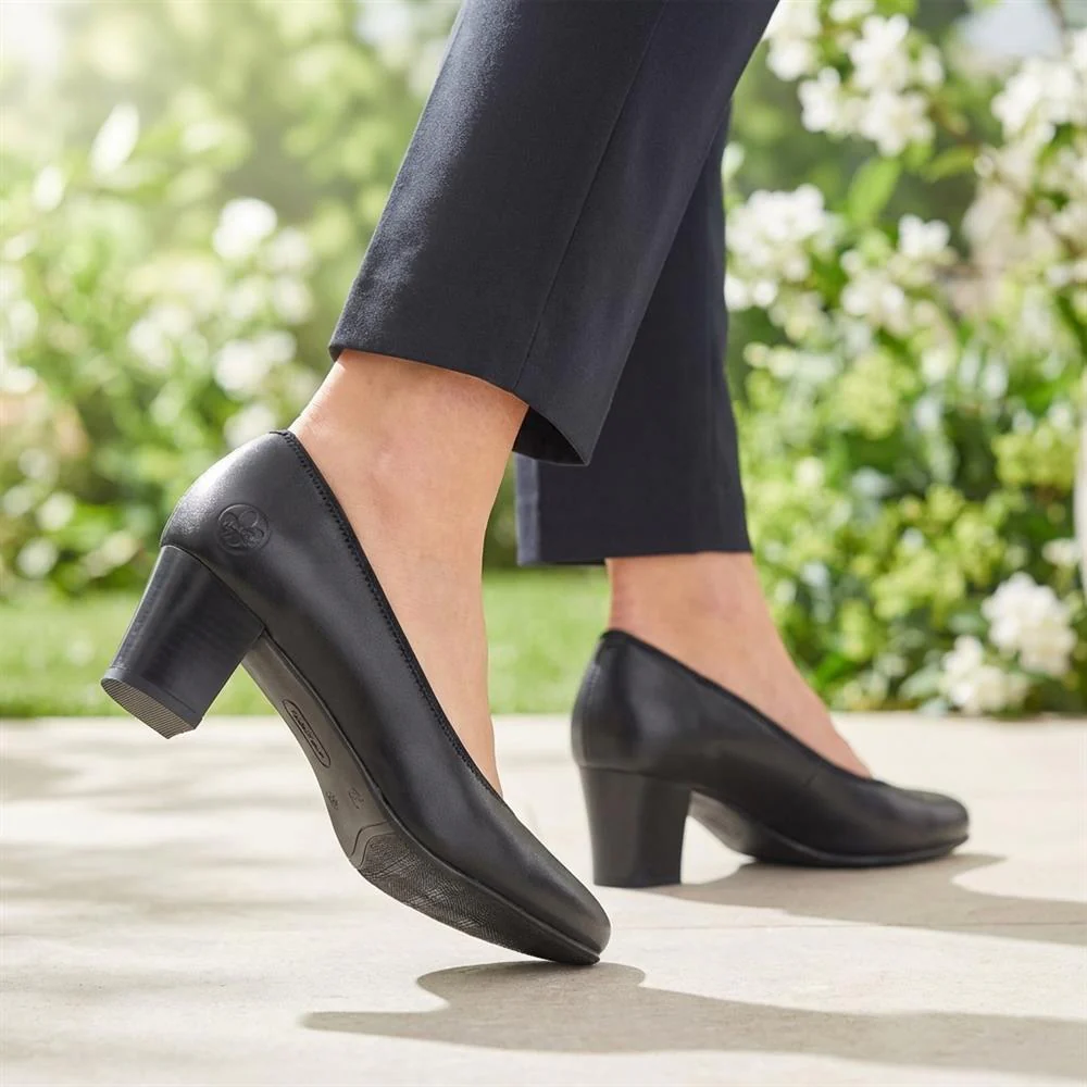 Rieker Smart Court Shoes - RKR43519 / 328 782 - Black - Image 2