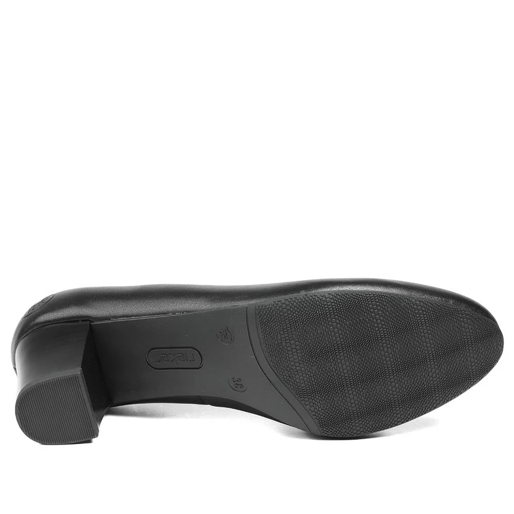 Rieker Smart Court Shoes - RKR43519 / 328 782 - Black - Image 6