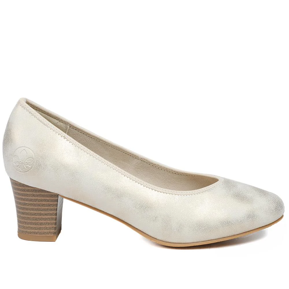 Rieker Smart Court Shoes - RKR43519 / 328 782 - Gold - Image 3