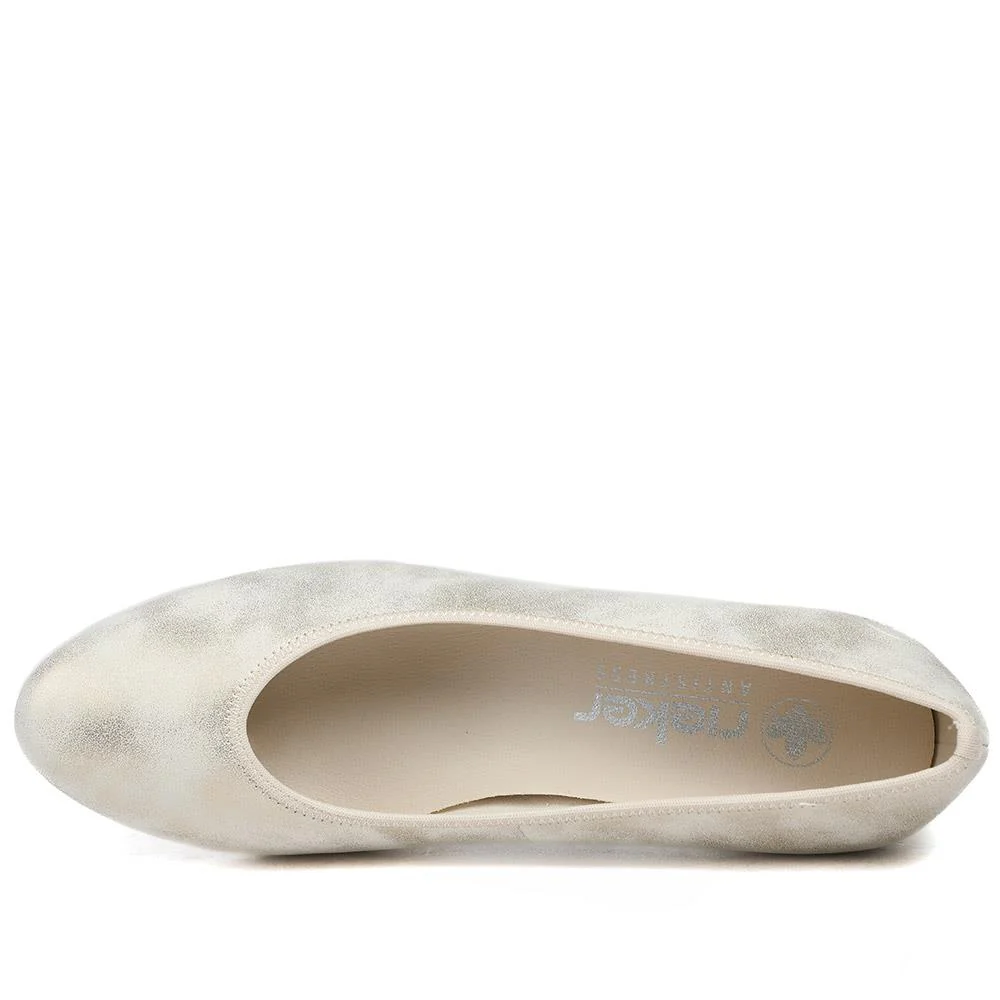 Rieker Smart Court Shoes - RKR43519 / 328 782 - Gold - Image 5