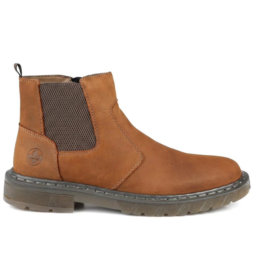 Rieker Smooth Leather Chelsea Boots - RKR43054 / 330 232 - Brown - Image 2