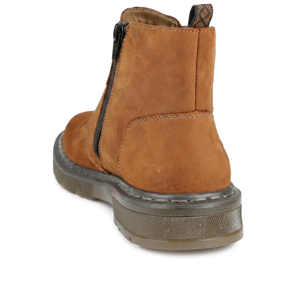 Rieker Smooth Leather Chelsea Boots - RKR43054 / 330 232 - Brown - Image 3