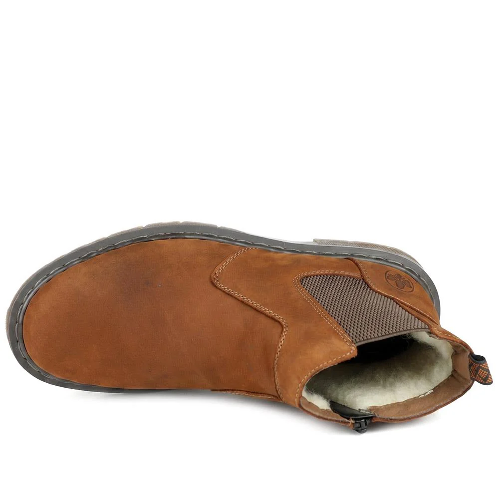 Rieker Smooth Leather Chelsea Boots - RKR43054 / 330 232 - Brown - Image 4