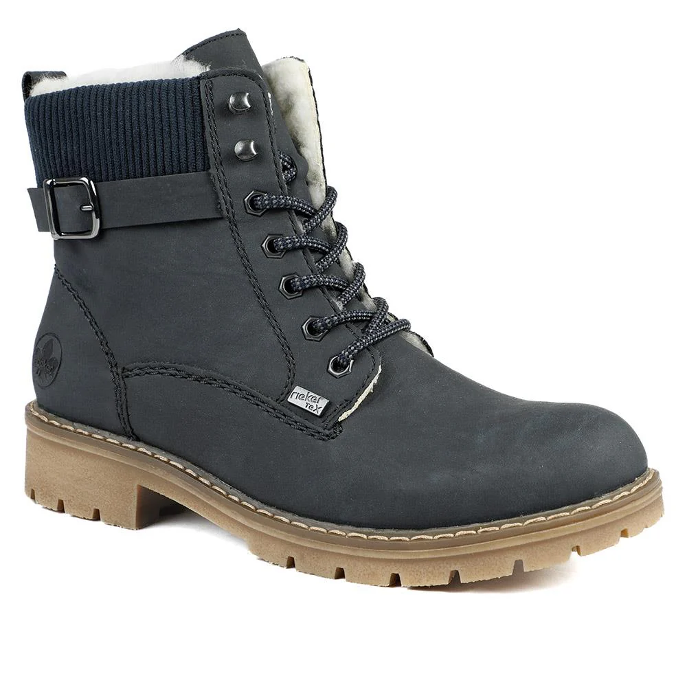 Rieker Soft Cuff Zip Up Boots - RKR42022 / 329 479