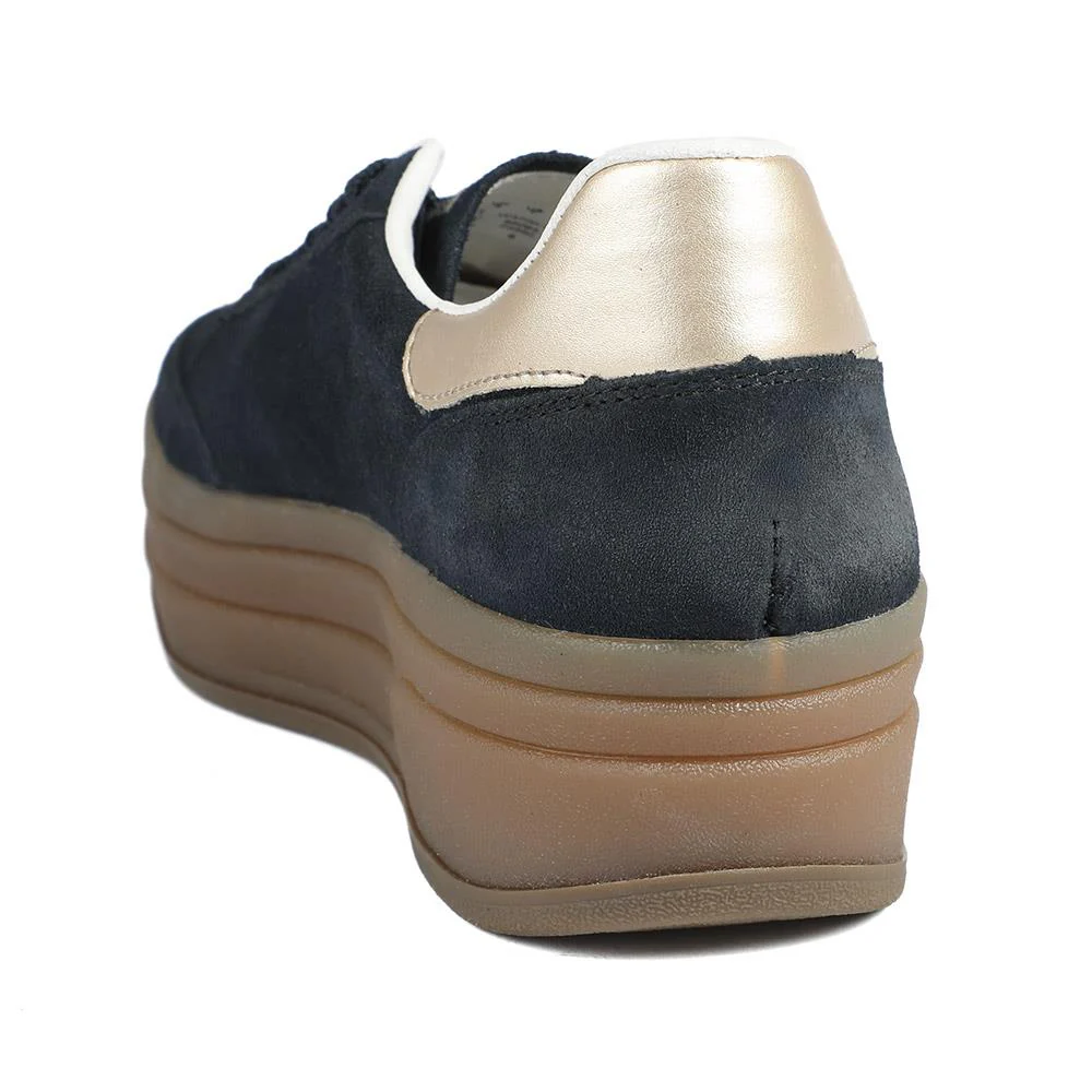 Rieker Sport Lace Up Trainers - RKR43584 / 329 448 - Navy - Image 3