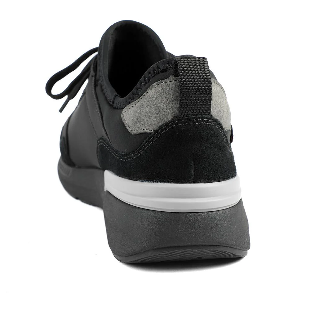 Rieker Sport Lace Up Trainers - RKR43586 / 329 447 - Black Multi - Image 4
