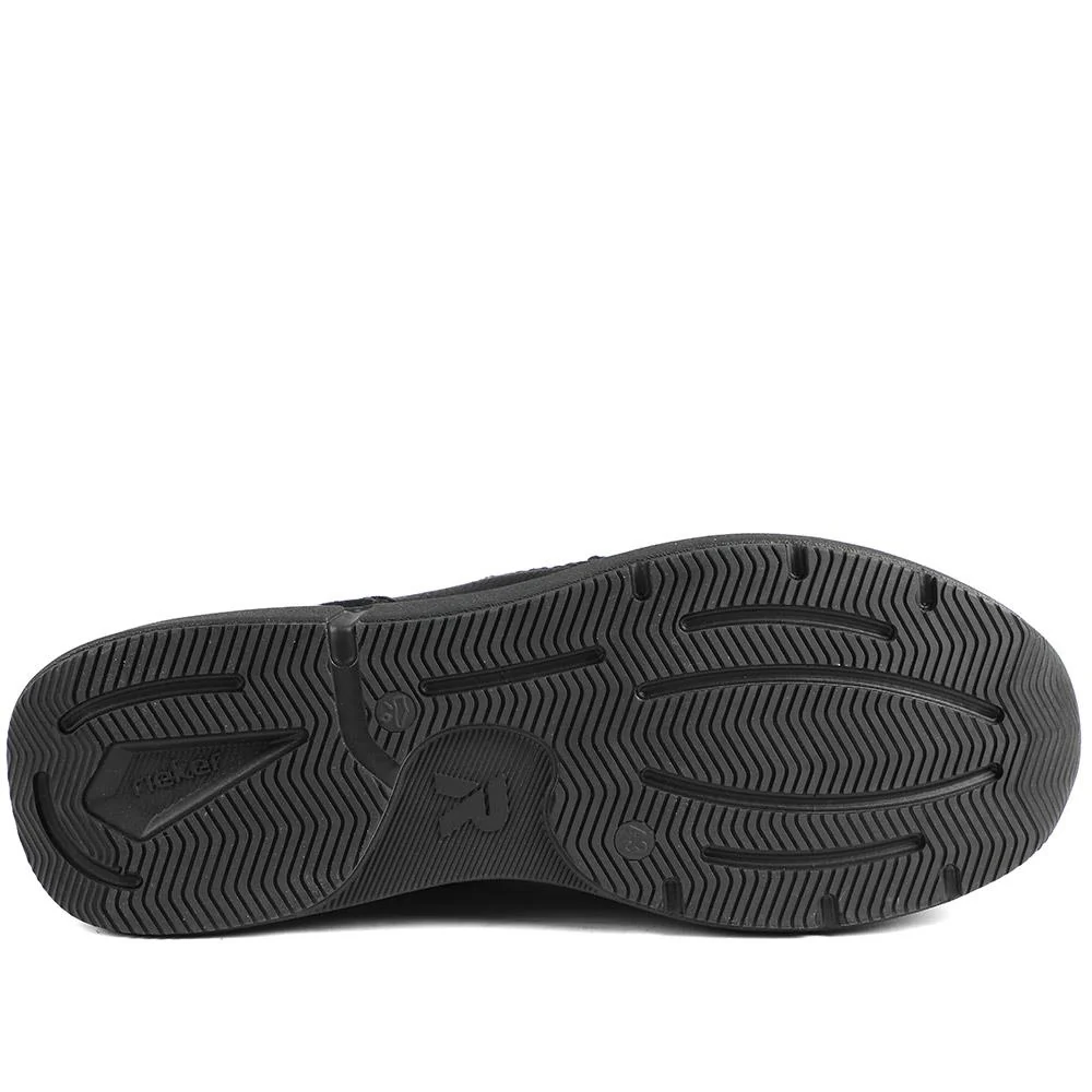 Rieker Sport Lace Up Trainers - RKR43586 / 329 447 - Black Multi - Image 6
