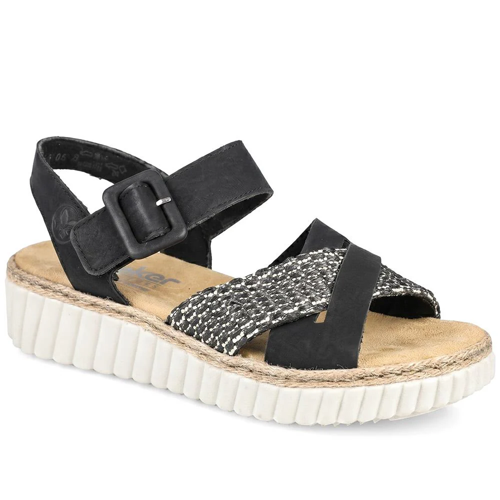Rieker Strappy Adjustable Fit Sandals - RKR43581 / 329 225