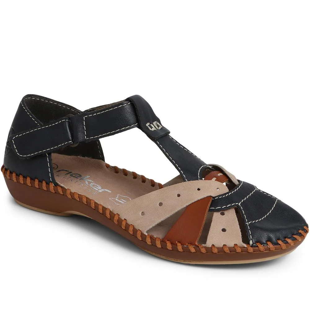 Rieker Touch-Fastening Sandals - RKR39538 / 325 034 - Navy Multi