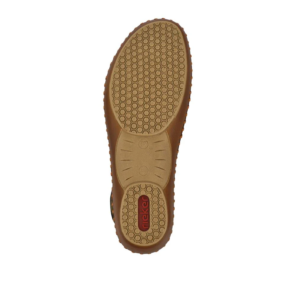 Rieker Touch-Fastening Sandals - RKR39538 / 325 034 - Green-Multi - Image 7
