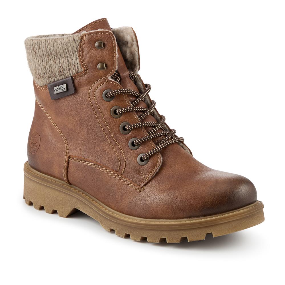 Rieker Water Resistant Boots - RKR42553 / 328 206 - Tan
