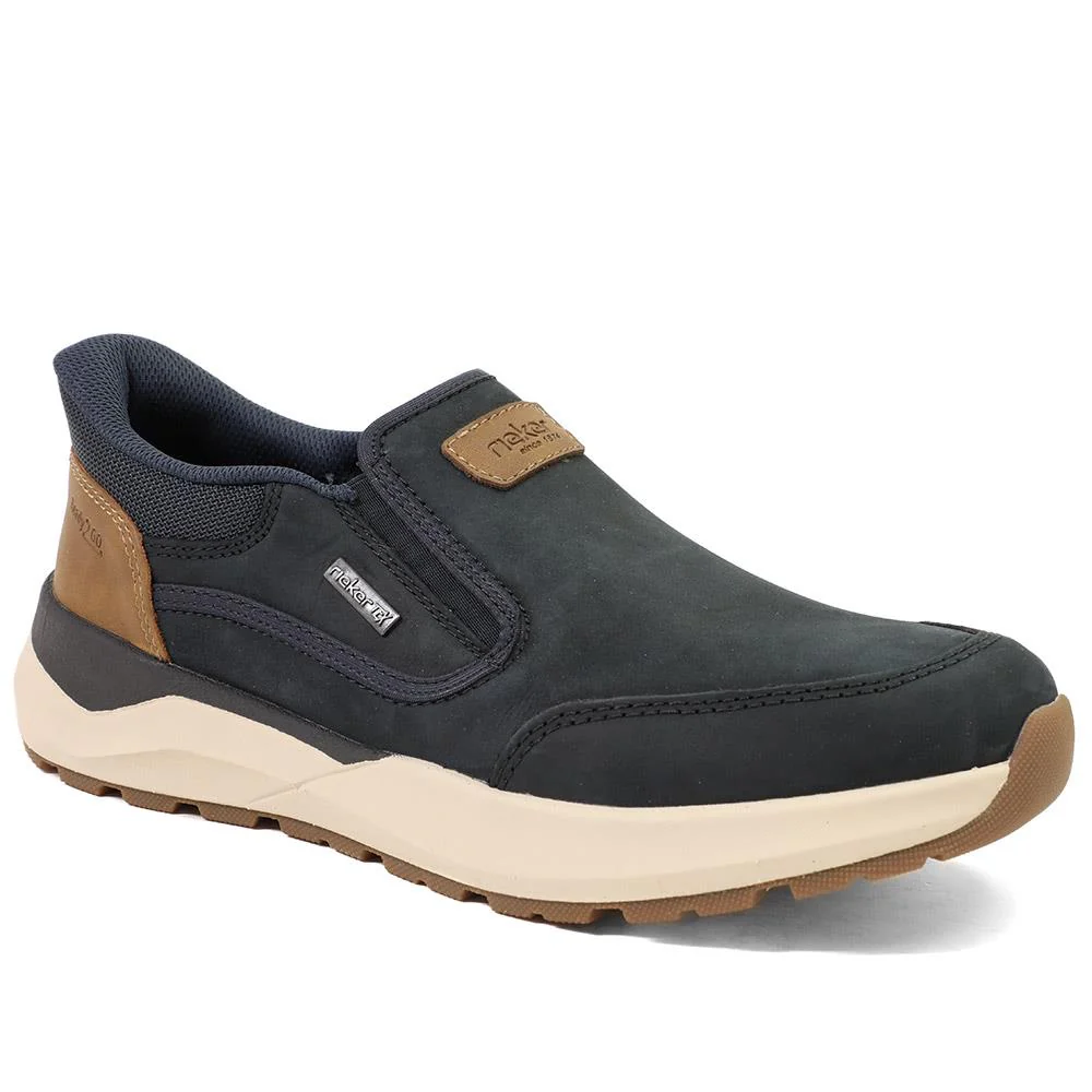 Rieker Wide Fit Elasticated Shoes - RKR43502 / 328 773 - Navy