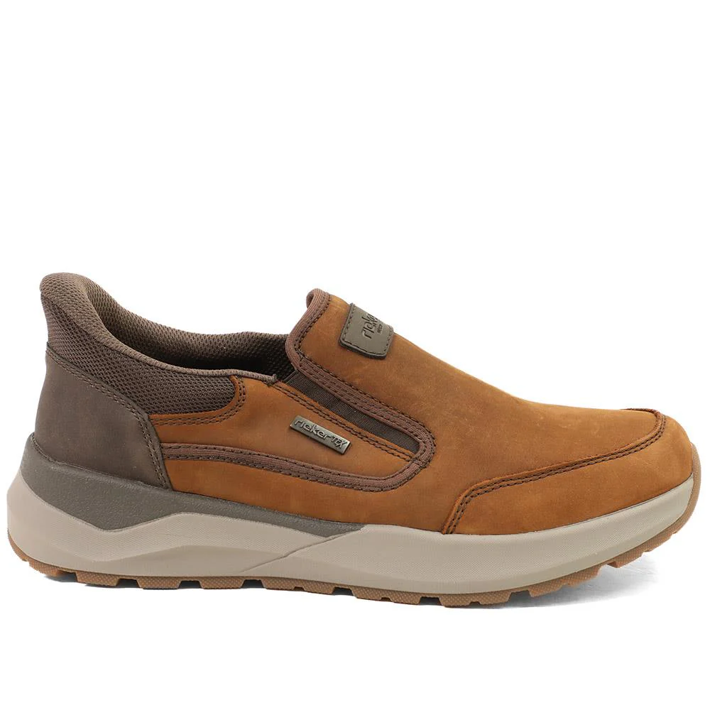 Rieker Wide Fit Elasticated Shoes - RKR43502 / 328 773 - Brown - Image 2