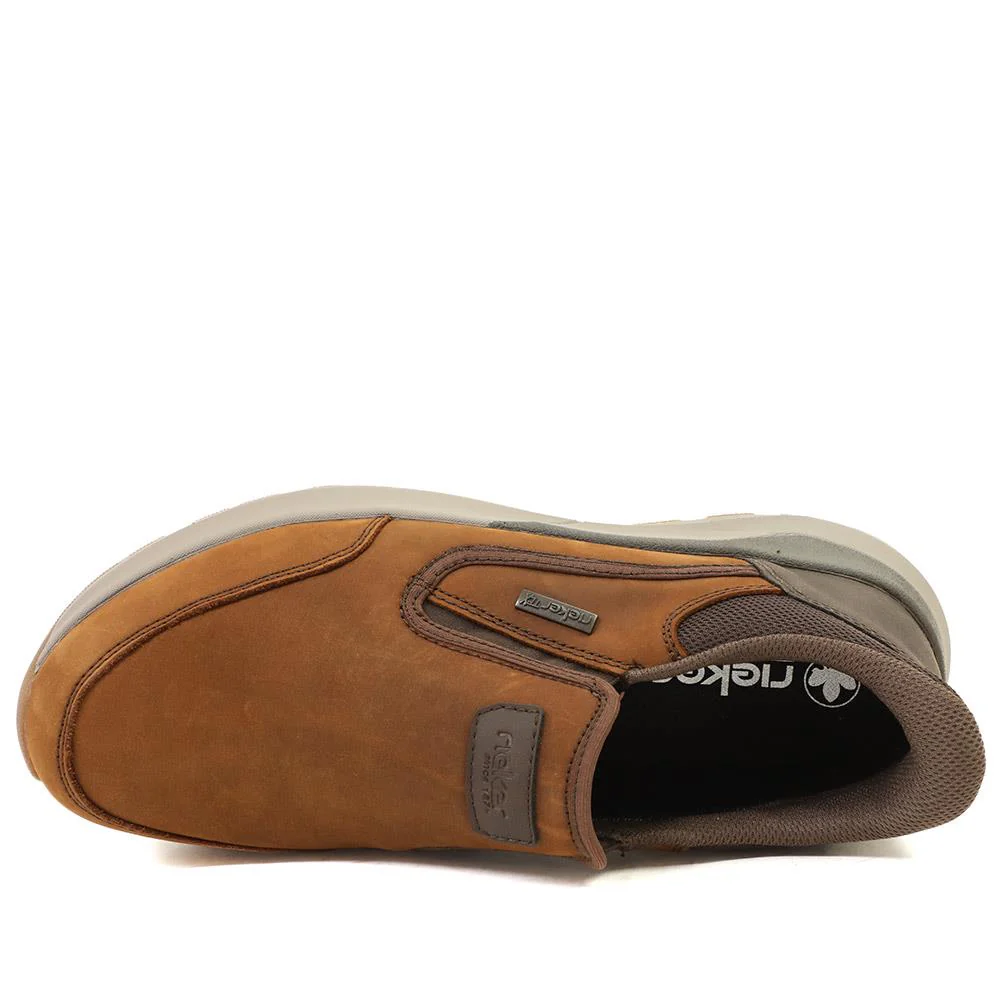 Rieker Wide Fit Elasticated Shoes - RKR43502 / 328 773 - Brown - Image 4