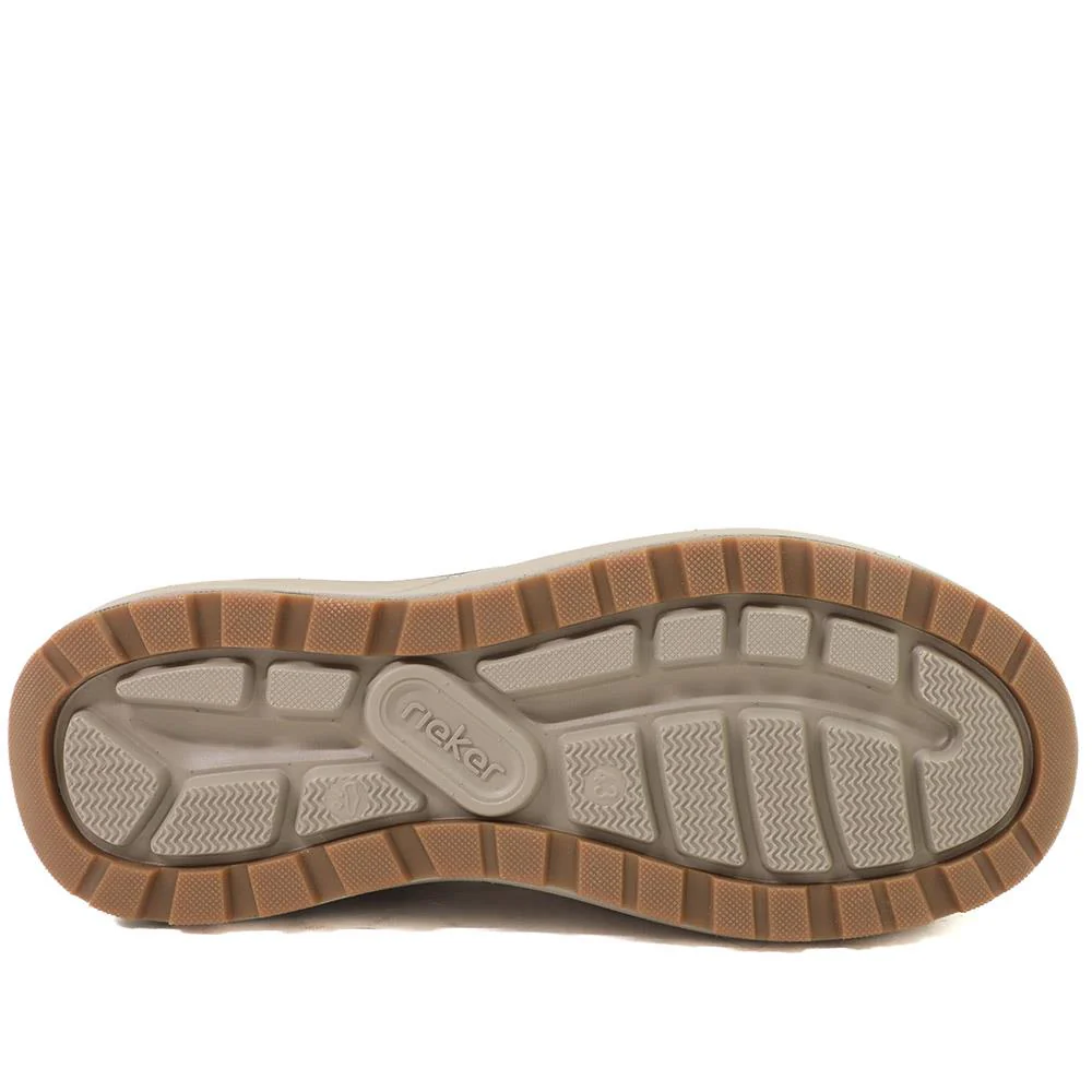 Rieker Wide Fit Elasticated Shoes - RKR43502 / 328 773 - Brown - Image 5