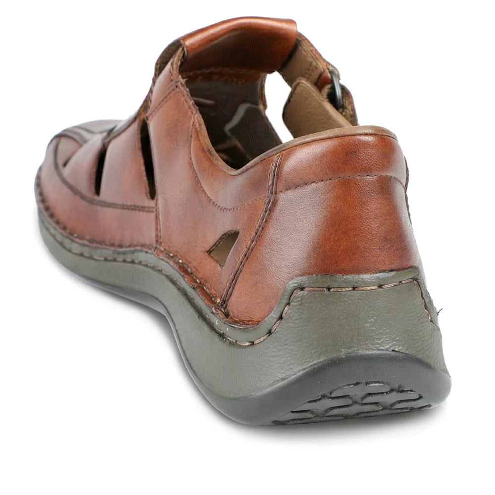 Rieker Wide Fit Fisherman Sandals - RKR43572 / 329 226 - Tan - Image 3