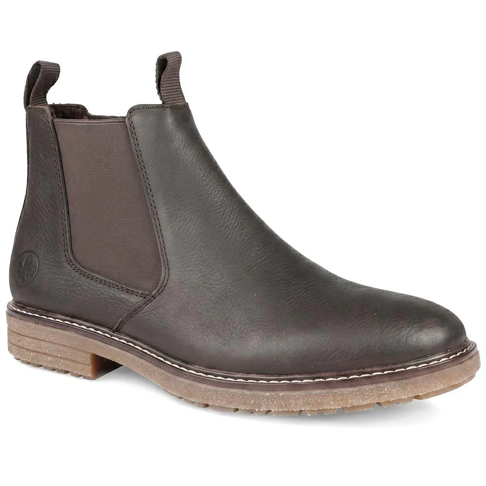 Rieker Wide Fit Leather Chelsea Boots - RKR43055 / 330 233