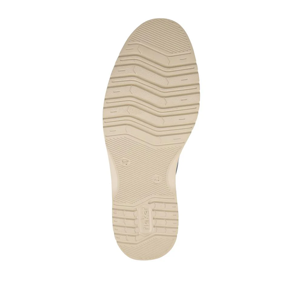 Rieker Wide Fit Leather Lace-Up Shoes - RKR42501 / 327 702 - Tan Multi - Image 5