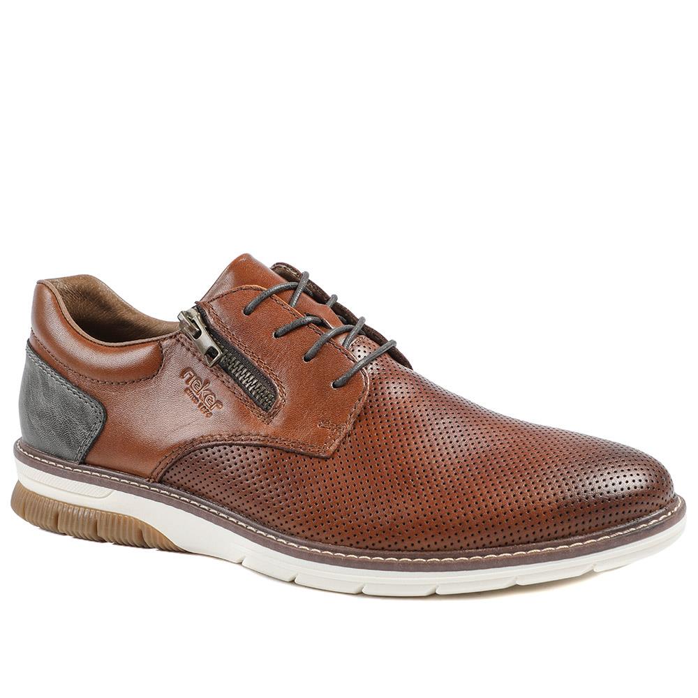 Rieker Wide Fit Leather Smart Casual Shoes - RKR43507 / 328 969