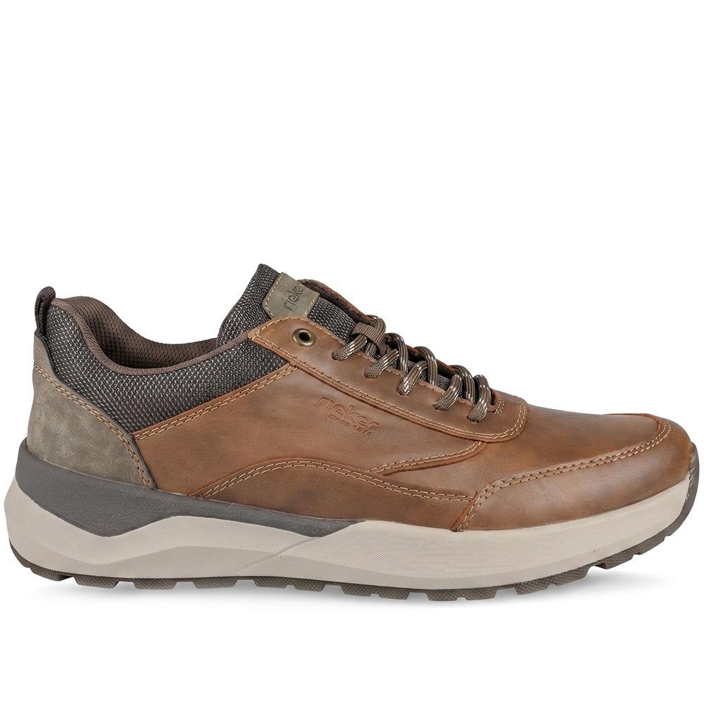 Rieker Wide Fit Rugged Low Cut Boots - RKR43049 / 330 229 - Tan - Image 2