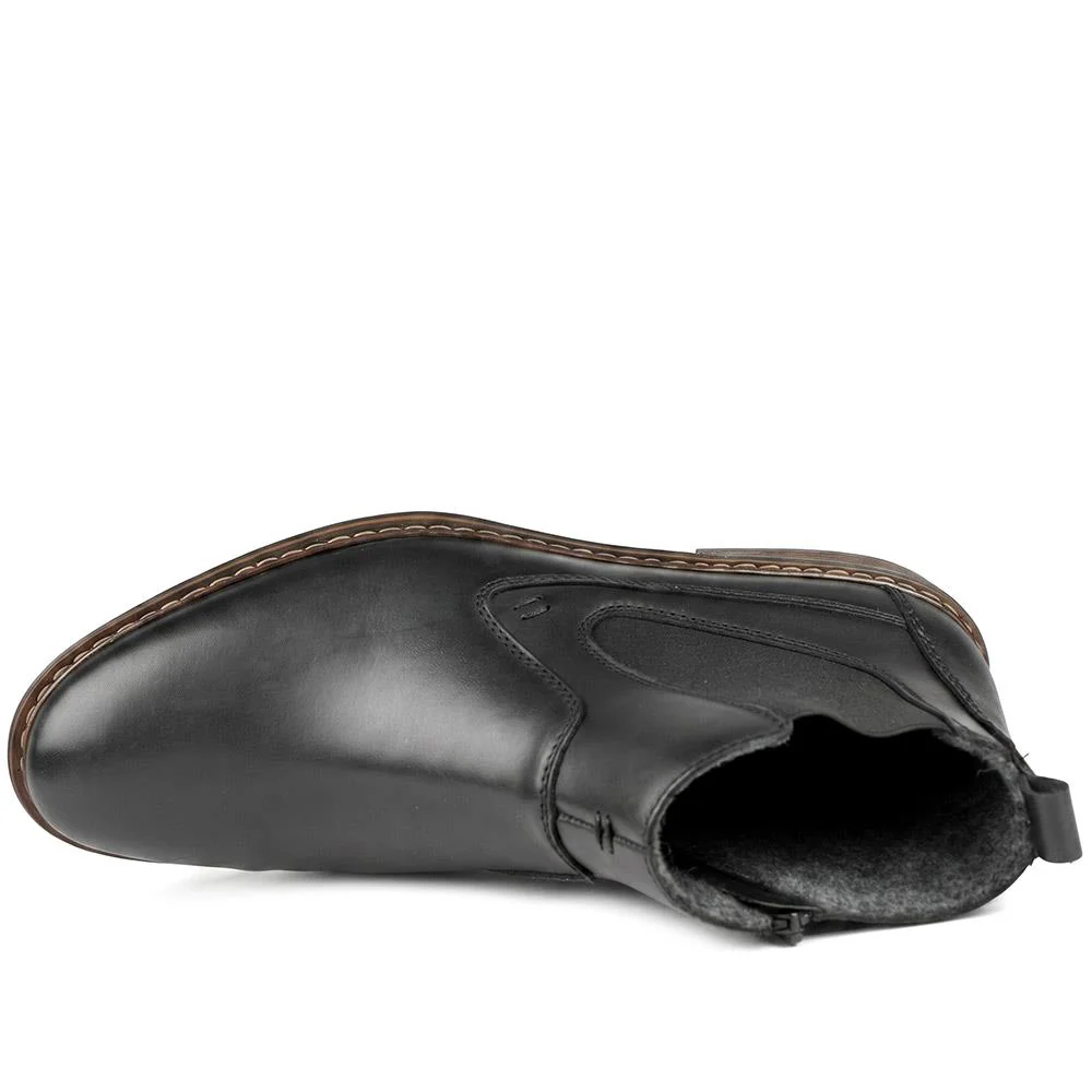 Rieker Wide Fit Smart Chelsea Boots - RKR43056 / 330 228 - Black - Image 4