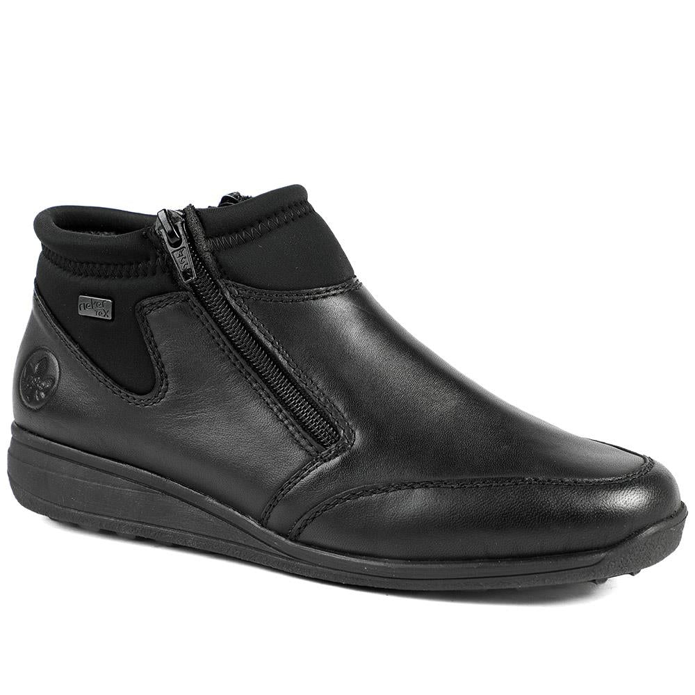 Rieker Wide Fit Zip Fastening Ankle Boots - RKR42020 / 329 476