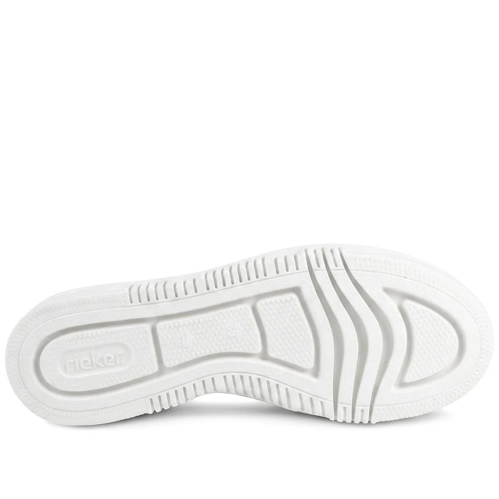 Rieker Zip Fasten Platform Trainers - RKR43029 / 330 195 - Leopard - Image 5