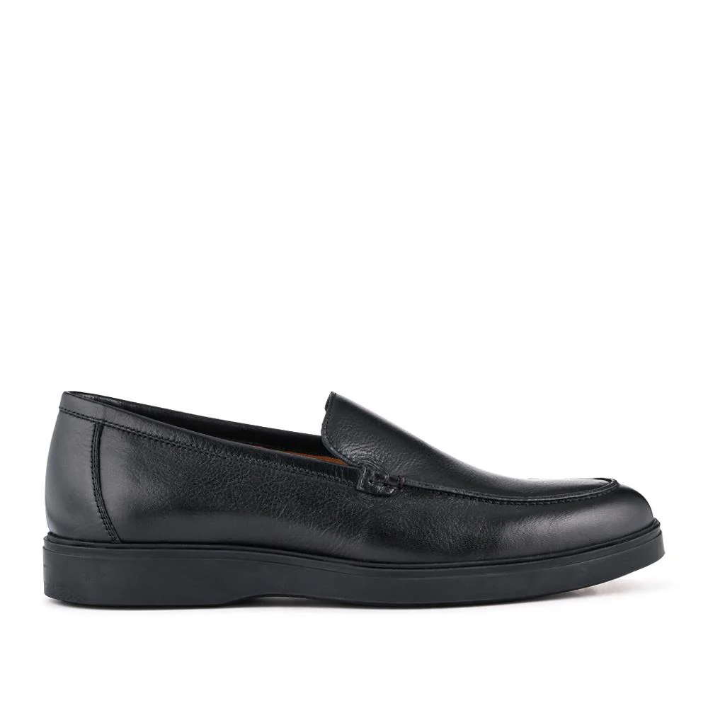 Roderick Leather Slip-Ons - RODERICK / 328 073 - Black Grain - Image 2