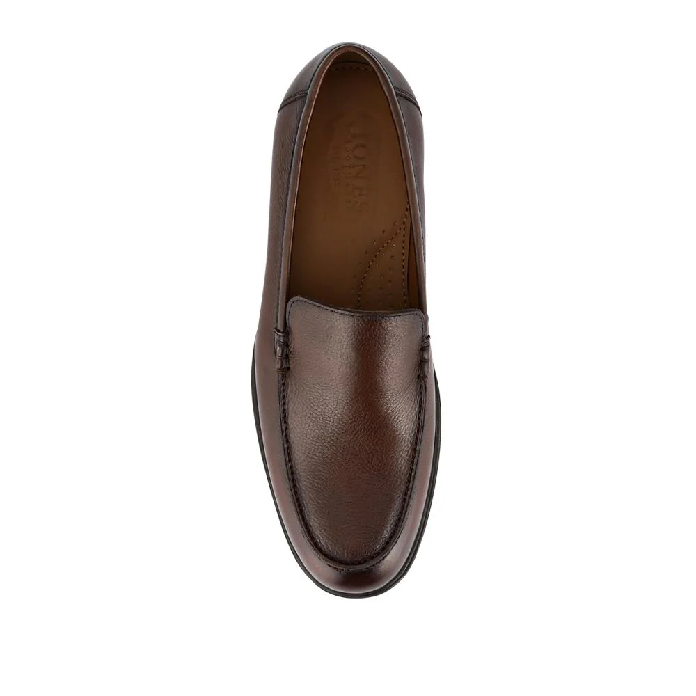 Roderick Leather Slip-Ons - RODERICK / 328 073 - Brown Grain - Image 4