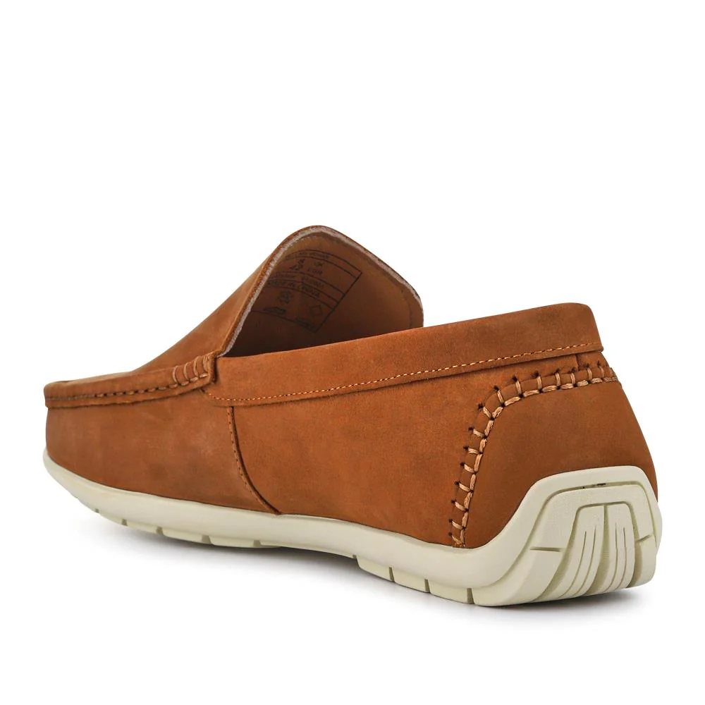 Rohan Wide Fit Leather Sheepskin-Lined Moccasins - ROHAN / 327 071 - Tan - Image 3