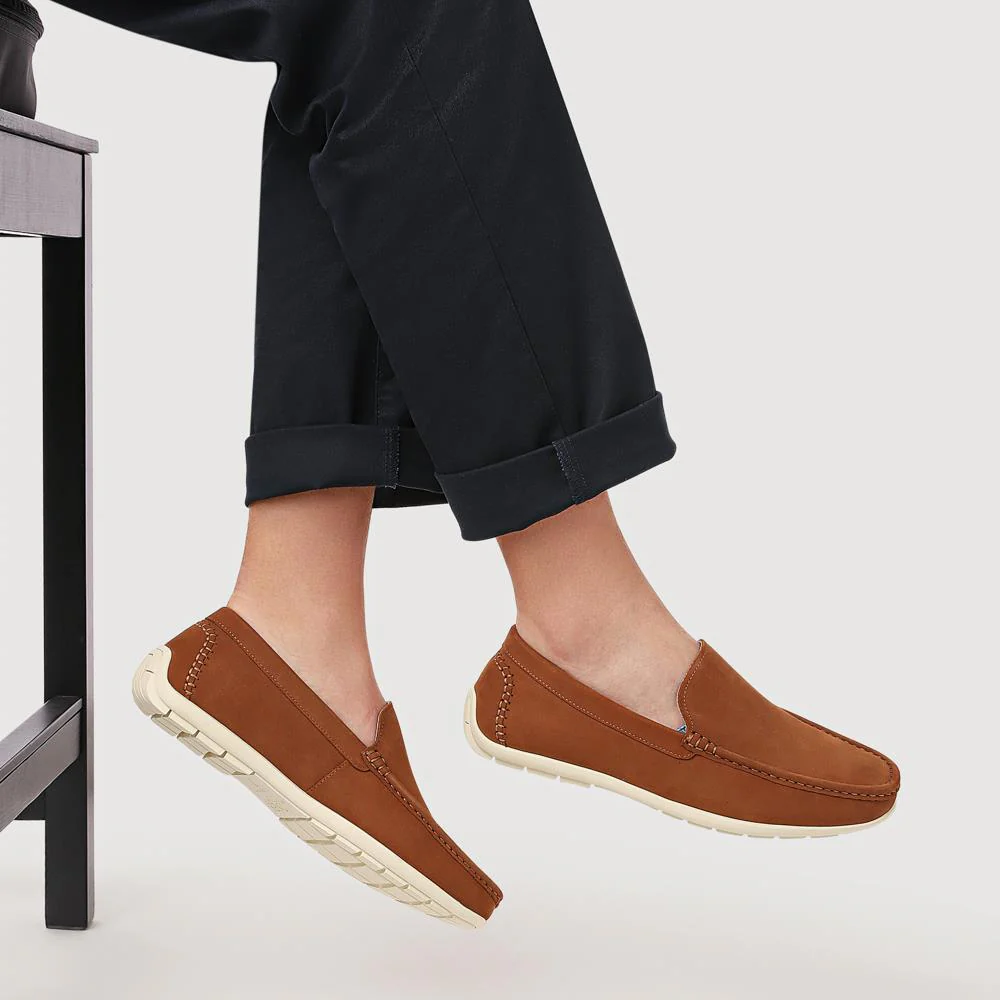 Rohan Wide Fit Leather Sheepskin-Lined Moccasins - ROHAN / 327 071 - Tan - Image 5
